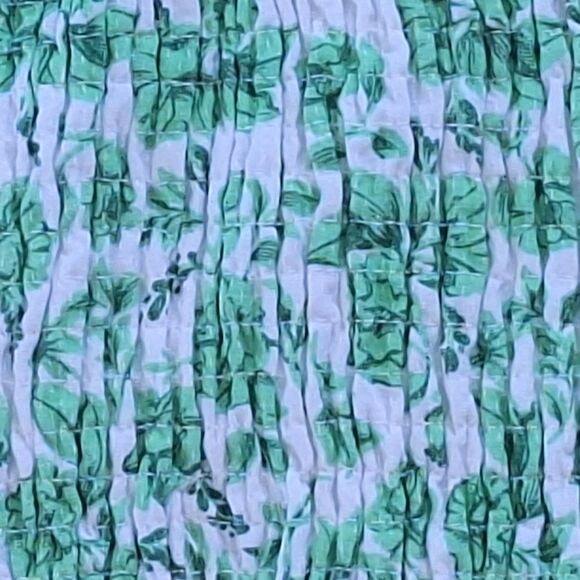 Joie girls smocked floral print dress green cotton lined cottage - Picture 7 of 16